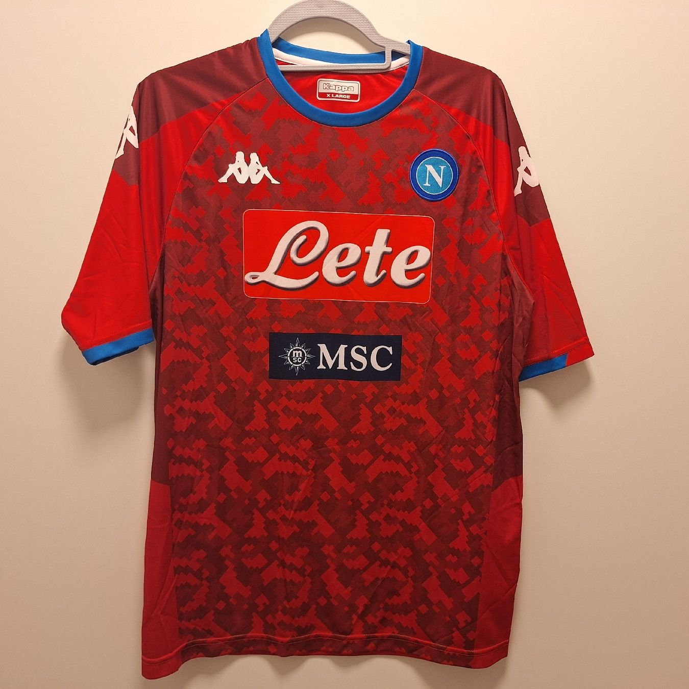 Canottiere & Pantaloni: Kappa SSC Napoli Kombat XL Training 2019/2020 – Usato da Bellinzona venduto da LA-ropa-de-Juan