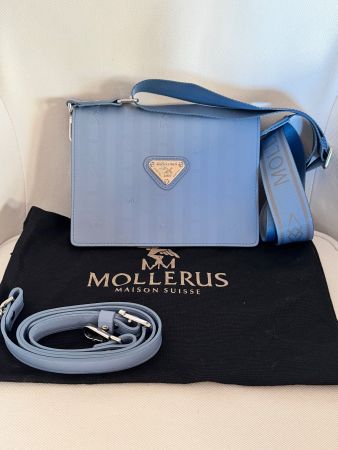 MAISON MOLLERUS Umhängetasche MELIDE in hellblau