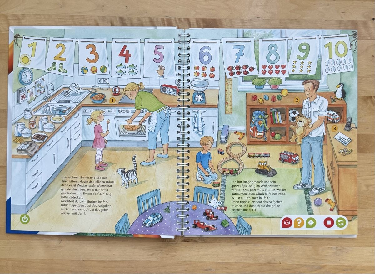 Tiptoi Spiele: Tiptoi Buch - Erste Zahlen  – Gebraucht aus Flumenthal von Krajan 1
