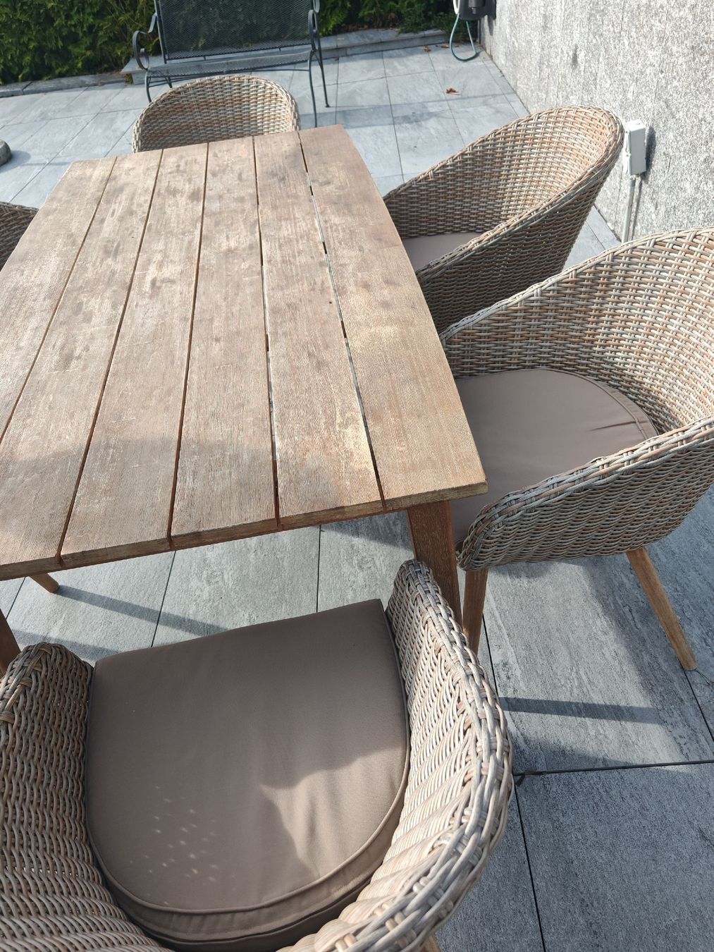 Tables: Gartentisch mit 4 Stühlen – D'occasion à Unterlunkhofen par foexel88 1