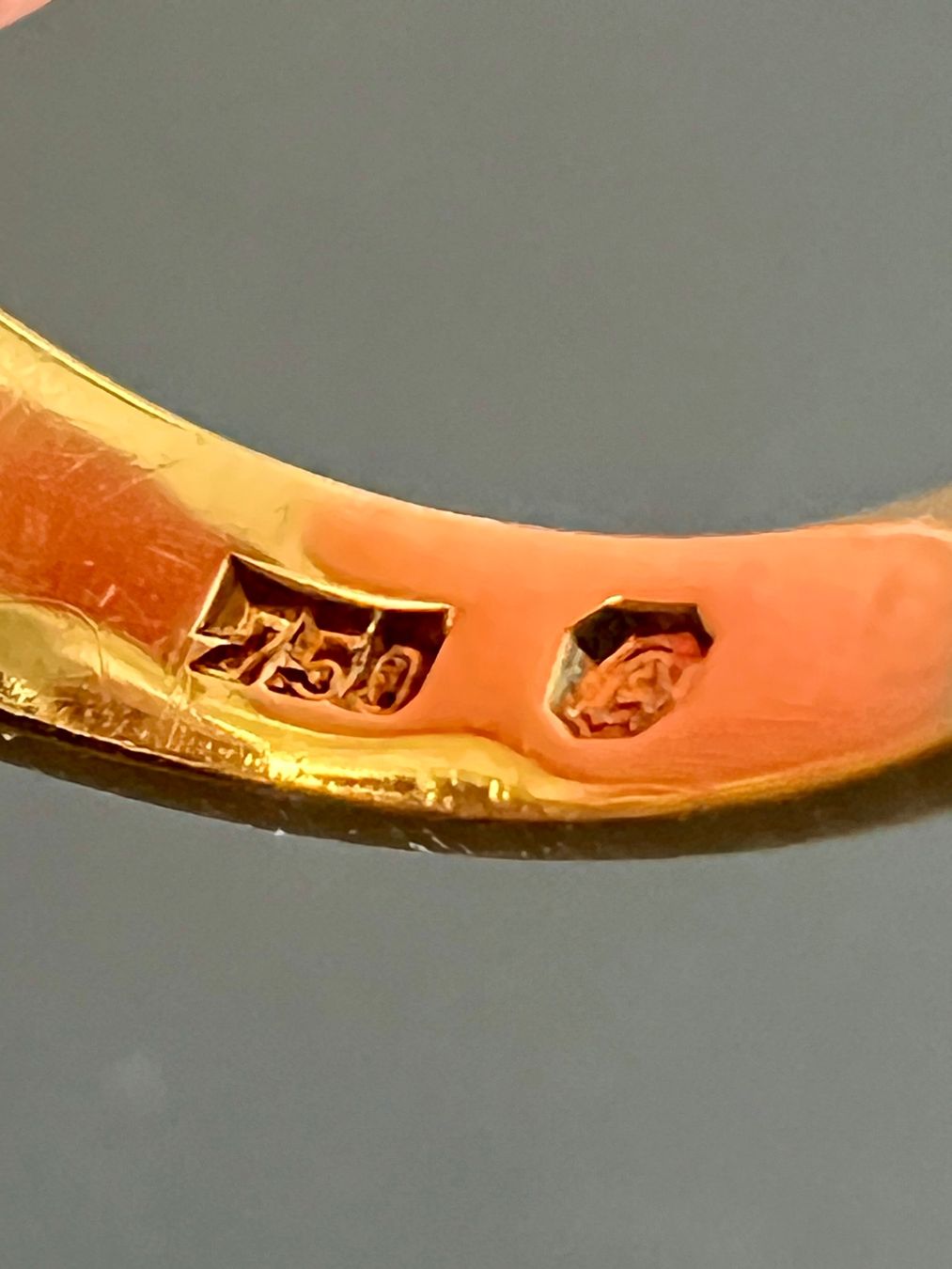 Ringe: Gold-Ring 18 K mit Rauchquarz – Gebraucht aus Chur von Penting1935 7