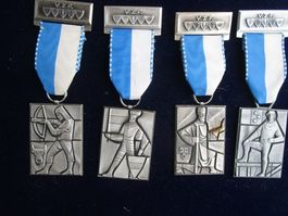 4 X Schützenauszeichnung  V.Z.F.