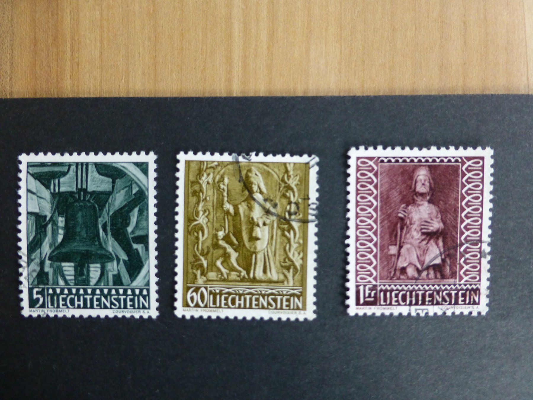 Tutti i francobolli: Lichtenstein 1959, Nr. 342-344 Gestempel – Usato da Bettlach venduto da 1saurer