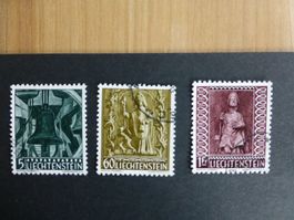 Lichtenstein 1959, Nr. 342-344 Gestempel