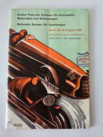 Programmheft Grand Prix Bern 1953 GP Schweiz Autorennen