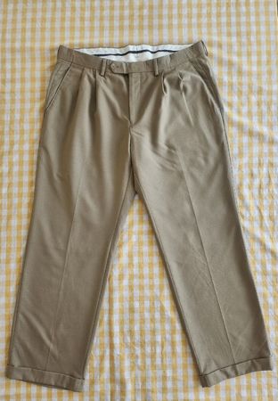 Ralph Lauren 52%Wool Trousers with Creasers in size L