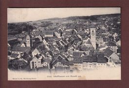 SCHAFFHAUSEN - Teilansicht - 1921 // Eckbug //