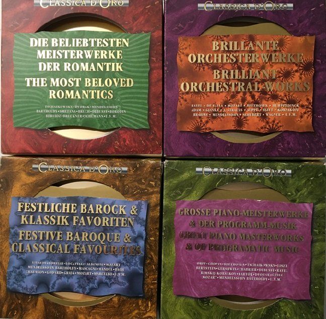 CDs: 4x 10 Klassik-CDs – Gebraucht aus Grüningen von azulamarillo