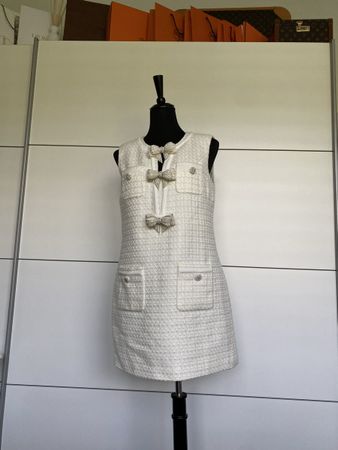 self-portrait Bouclé-Kleid in Gr. 38