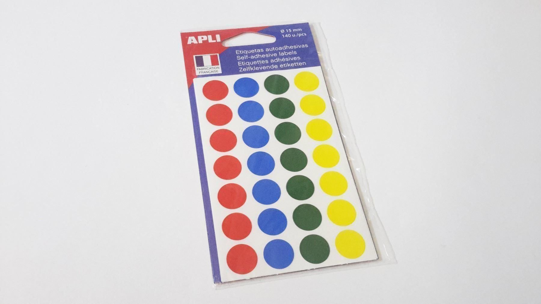Sticker: Markierungspunkte, bunt, 15mm, 140 Stück – Nuovo e nell'imballaggio originale da St. Gallen venduto da cointec 5