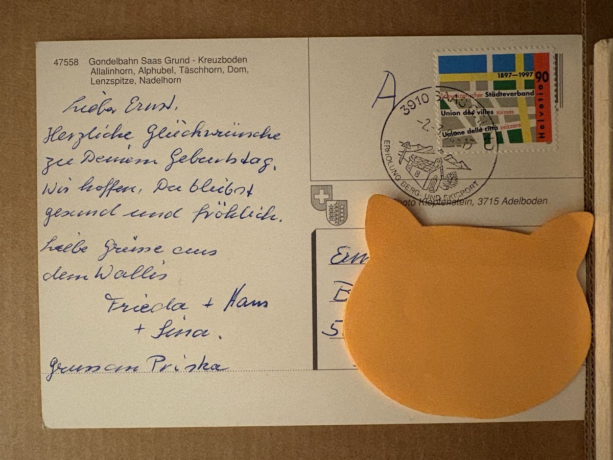 Cartoline postali: AK von Saas Grund – Usato da Rümlang venduto da Kartenpost1 1