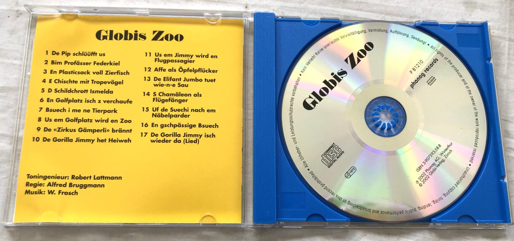 CD: Globis Zoo - Dialekt - Hörspiel - CD – Usato da Schaffhausen venduto da durruti 1