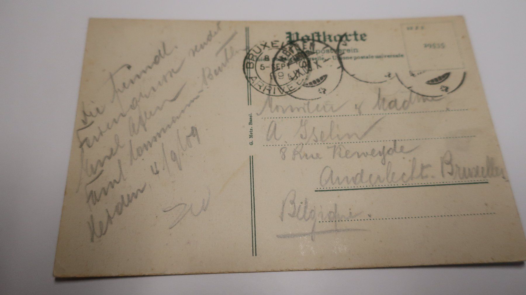 Cartes postales: Rorschach Panorama Bodensee 1909 – D'occasion à Cormoret par Pascalll2001 3
