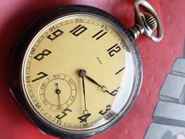 479 Buren Tula Silber Taschenuhr HA