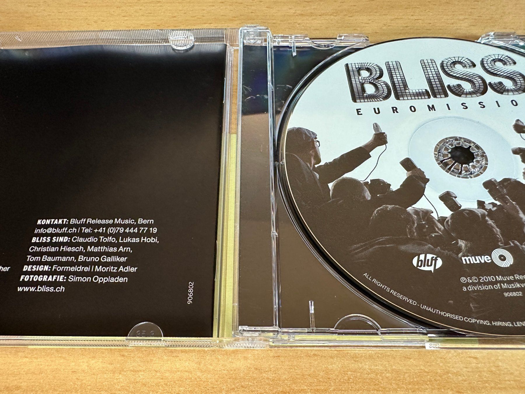 CD: Bliss - Euromission – Usato da Rikon im Tösstal venduto da Alpenmutz 2
