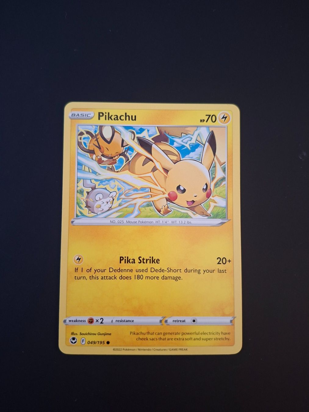 Pokémon Carte collezionabili: Pikachu #049 Silver Tempest EN – Usato da Biasca venduto da Sara_Poke123