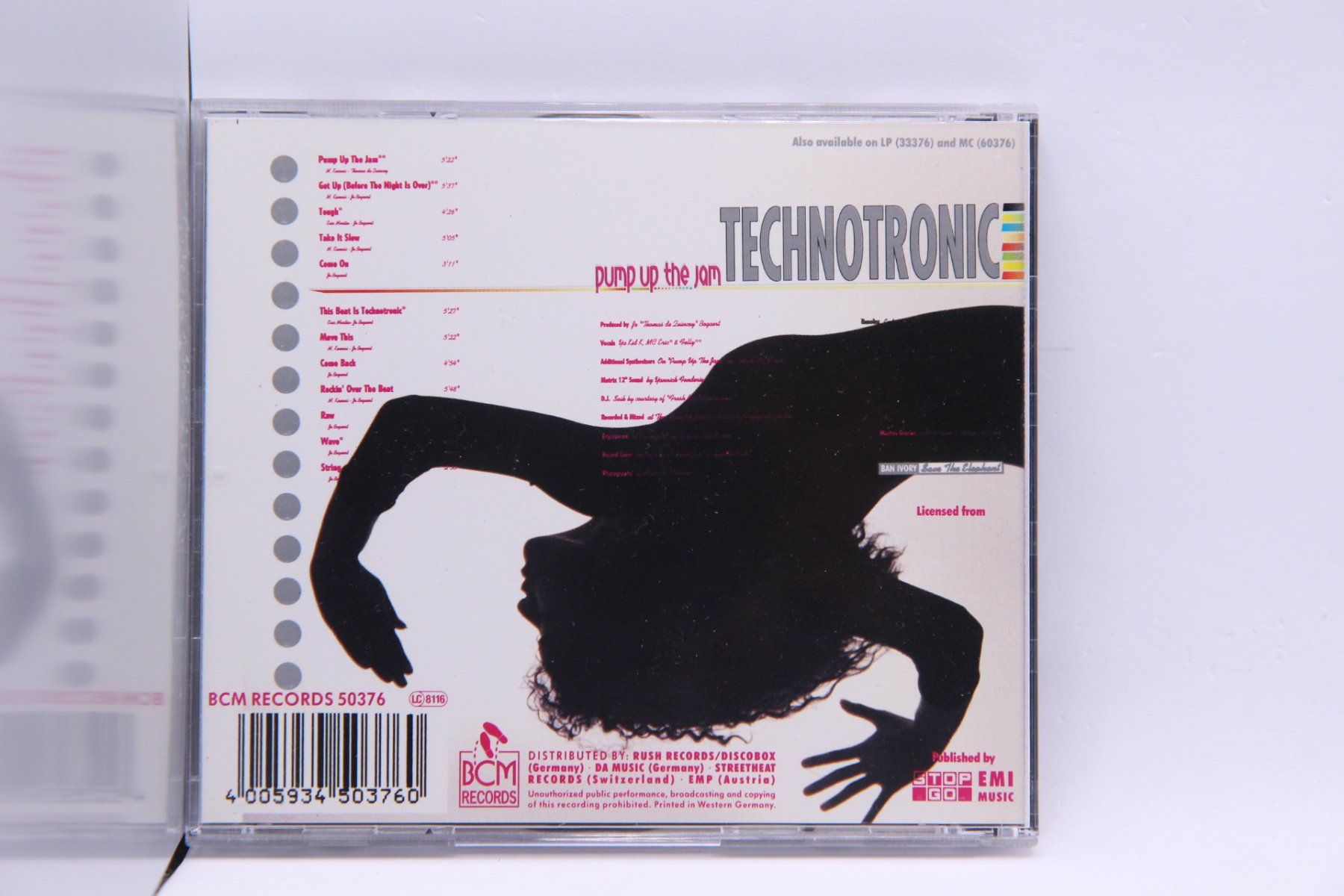 CD: CD Technotronic – Pump Up The Jam – Usato da Ernetschwil venduto da luisvonerni 1