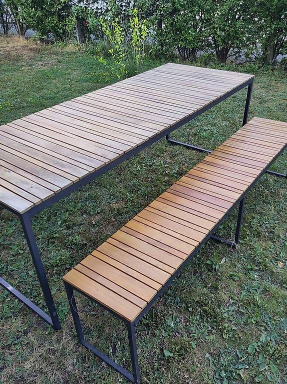 Tavoli: Table extérieure Giardimo Davao  table 210 cm + 2 bancs – Usato da Gland venduto da cholletk01 1