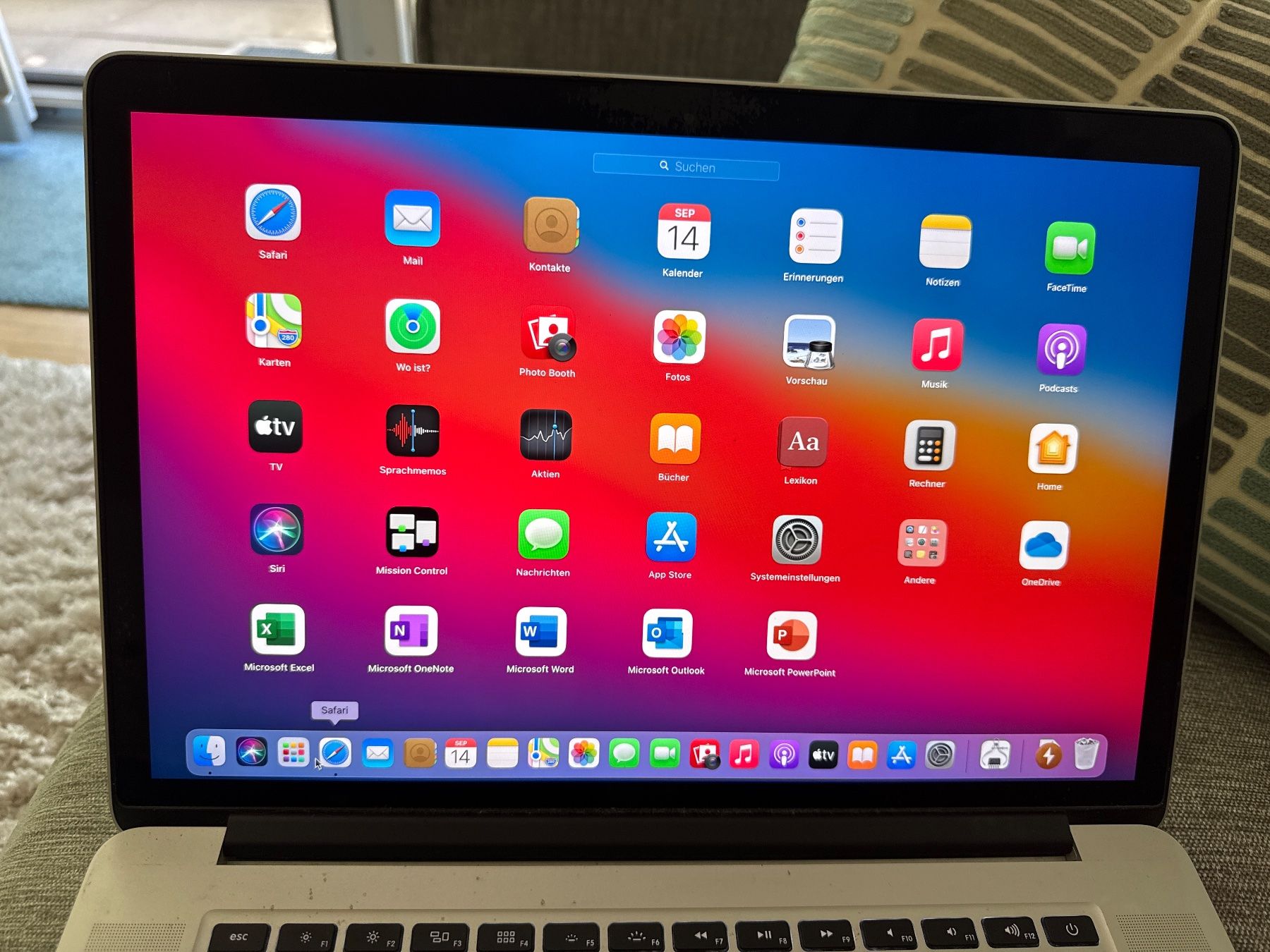 MacBook Pro Retina Microsoft Office2021