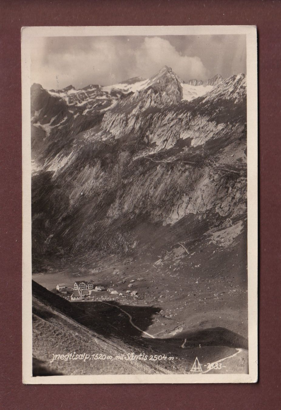 Cartoline postali: MEGLISALP - Säntis – Usato da Pully venduto da nicecards-shop
