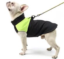 Hundemantel orange/schwarz