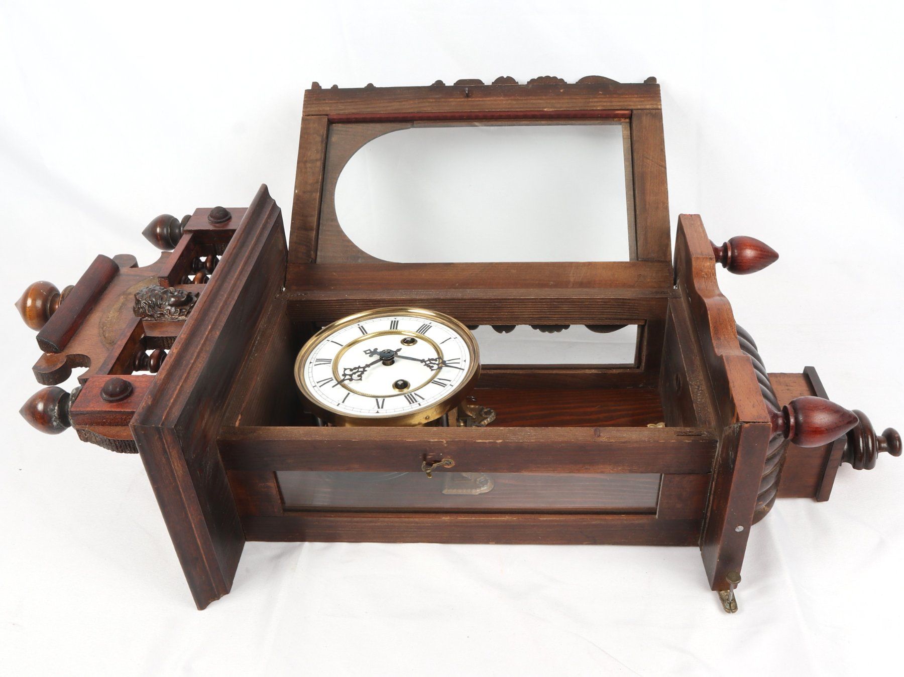 Orologi: Wand-/Pendeluhr aus Holz – Usato da Steinen venduto da Restwert_Steinen 2
