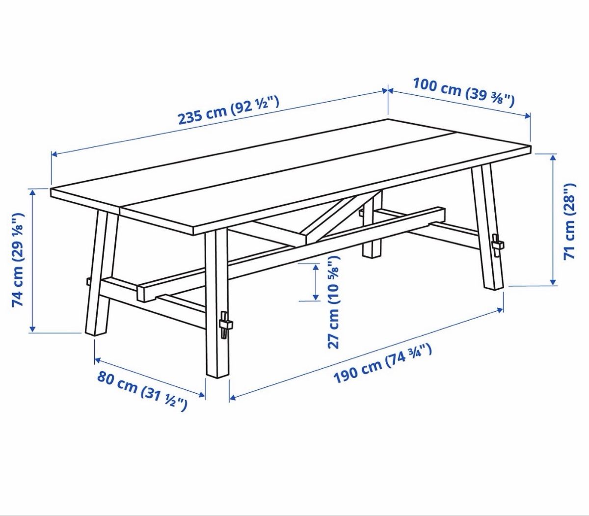 Ikea Tavoli: Ikea Esstisch (Skogsta) – Usato da Zürich venduto da SamuelVk 2