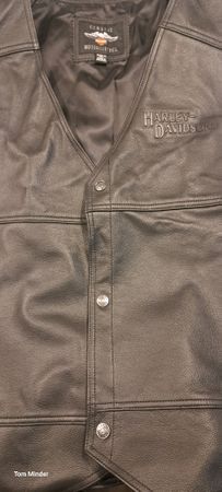 Harley Davidson Lederweste, Grösse 2XL, Fast nie getragen