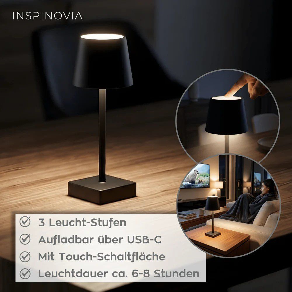 Lampade: LED Tischleuchte JASMIN Tischlampe LED-Leuchte – Nuovo e nell'imballaggio originale da Wallenwil venduto da toesstal-vertrieb 3