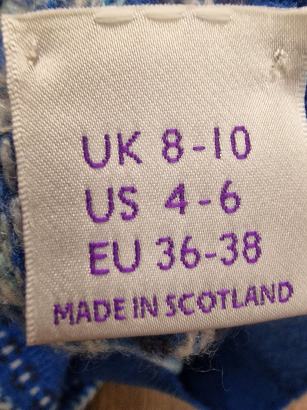 Maglioni & Felpe: Brora Pullover Kaschmir blau gemustert 36-38 neuwertig! – Nuovo (secondo la descrizione) da Meierskappel venduto da HeartWear 3