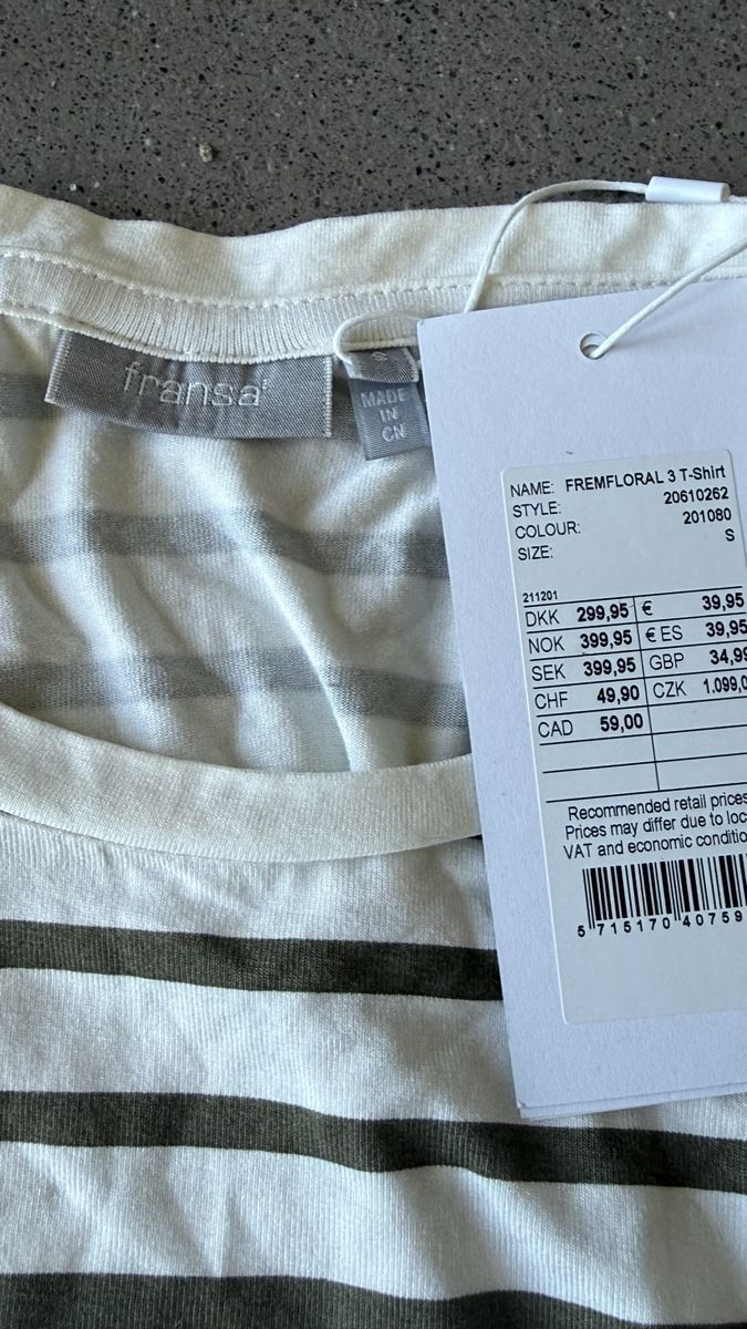 T-shirt: Shirt Fransa, Grösse S. – Nuovo (secondo la descrizione) da Luzern venduto da mar_x96f 1