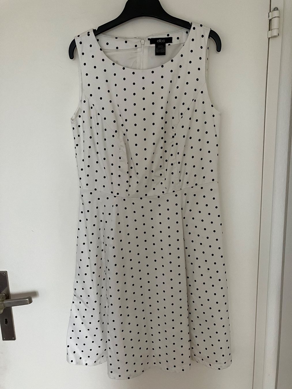 Vestiti: Sommerkleid weiss mit Punkten Gr. 36 – Usato da Thalwil venduto da ansae17