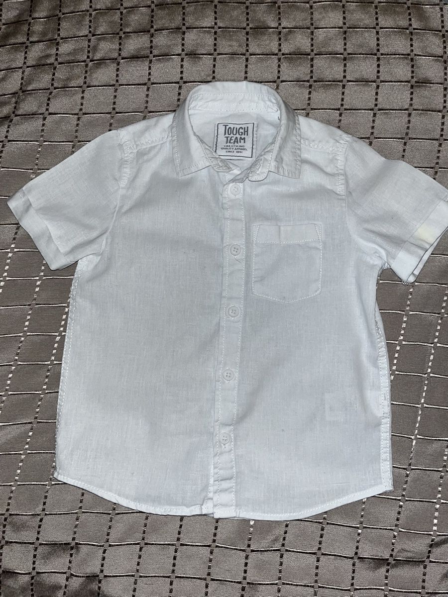 Camicie, T-shirt & Polo: Hemd Gr. 104 Leinen, Baumwolle – Usato da Meilen venduto da Exclusive00