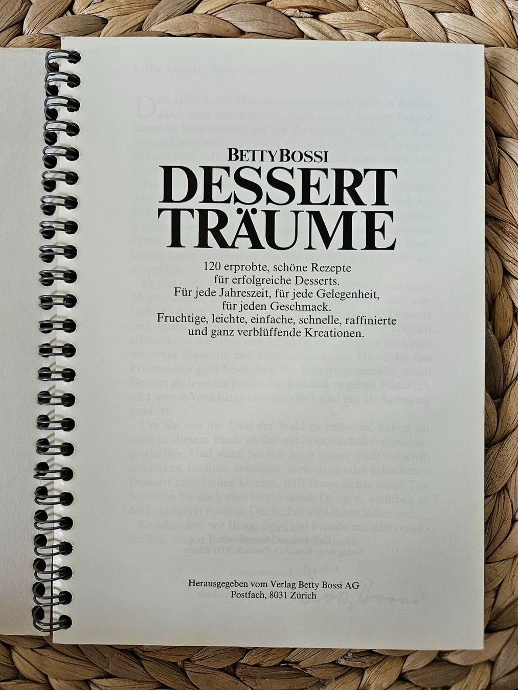 Libri: Betty Bossi Dessert Träume – Usato da Heimenschwand venduto da chr_p2jp 1