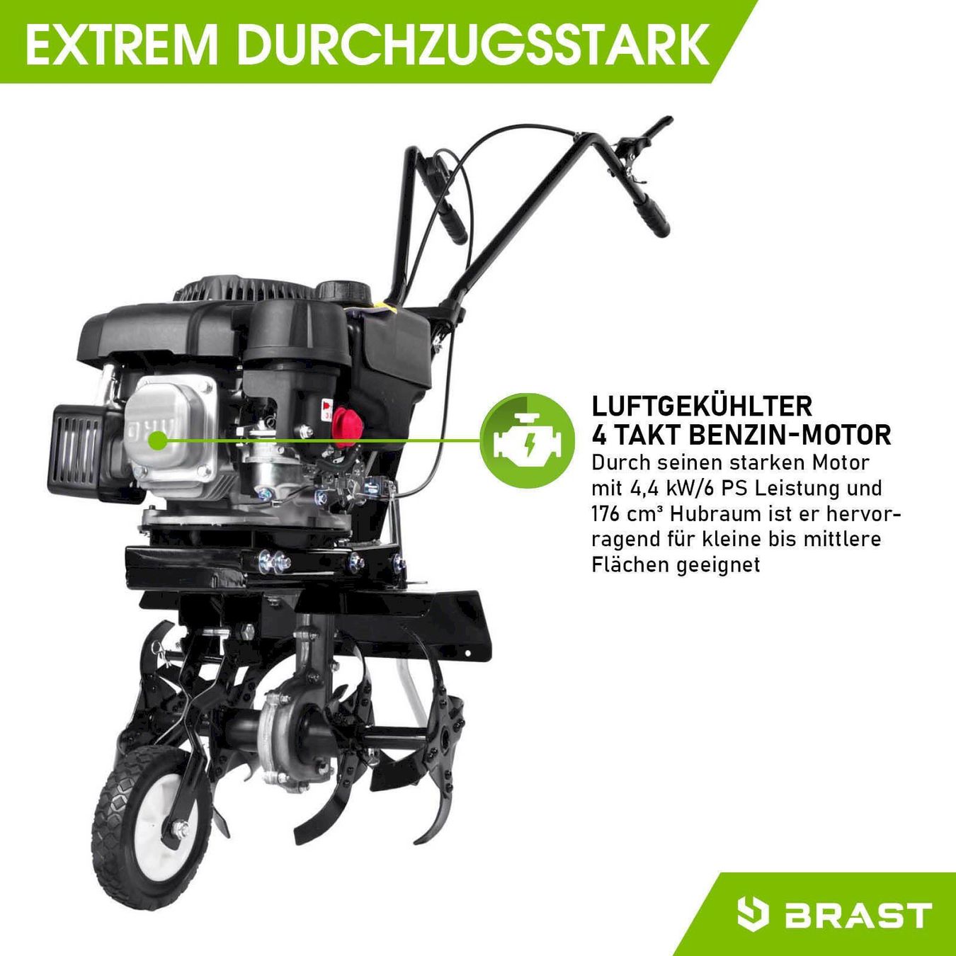 Attrezzi per la lavorazione del suolo: BRAST Benzin Motorhacke AF5500s – Nuovo e nell'imballaggio originale da Bottighofen venduto da zaap 3