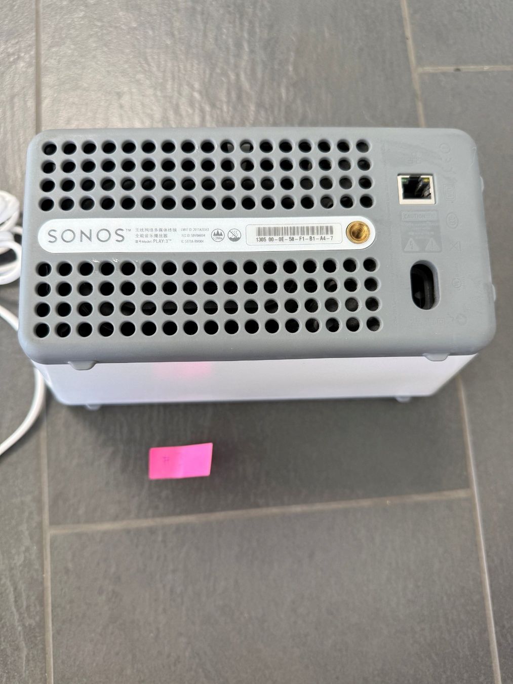 Sonos Casse acustiche: Sonos Play 3 Lautsprecher, weiss – Usato da Gossau ZH venduto da Frapa5 2