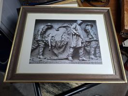 Gerahmter Kunstdruck - Motiv - Top Zustand!