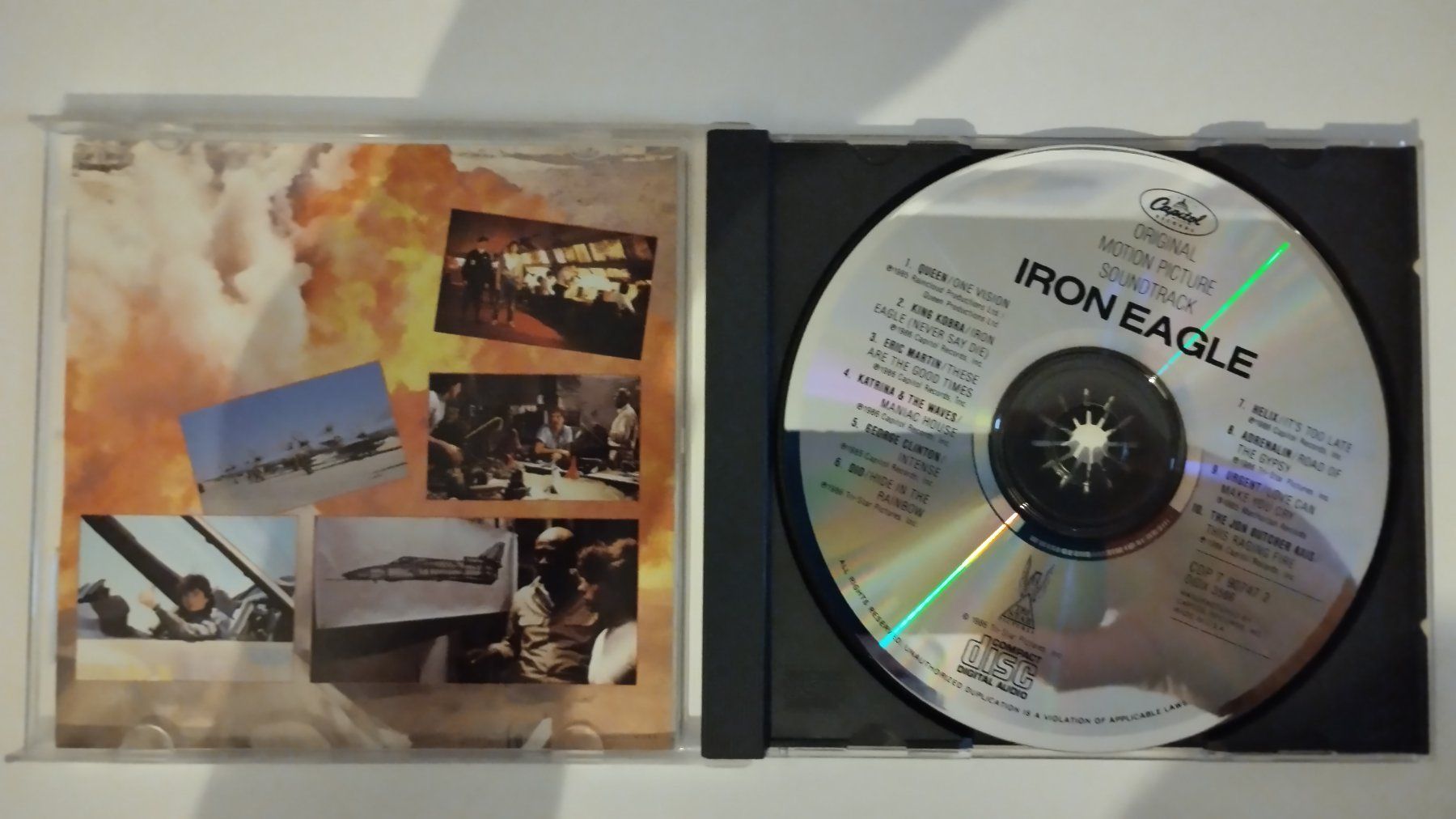 CD: IRON EAGLE 1 + 2 CD SOUNDTRACKS – Usato da Basel venduto da Bal-Sagoth 2