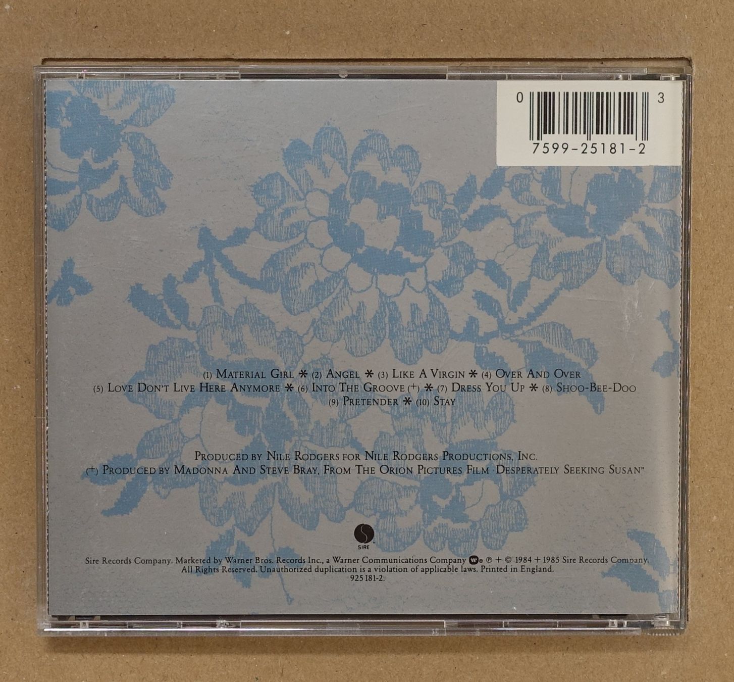 CDs: Madonna – Like A Virgin - D17 – Gebraucht aus Sessa von discoverymedia 1