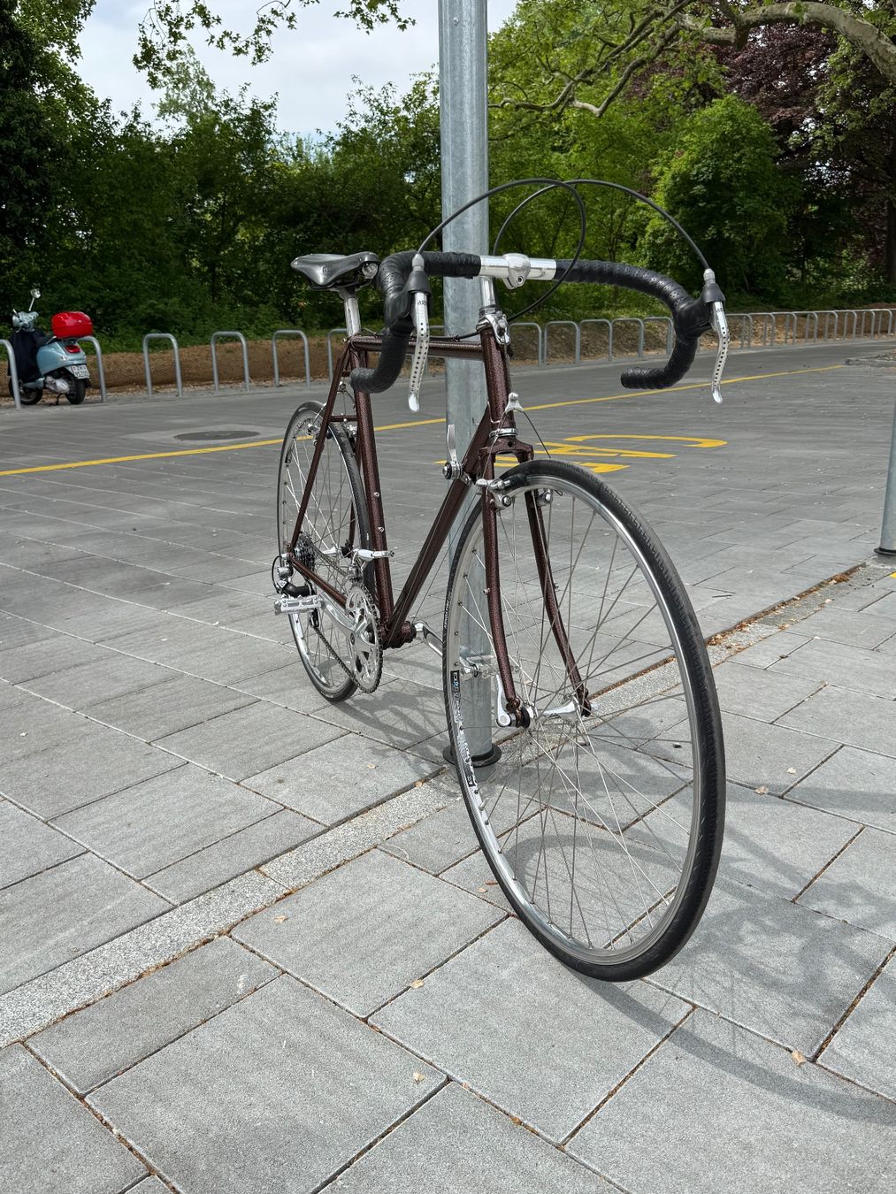 Velos: Vintage road bike, copper-look steel frame, size 56 cm – Gebraucht aus Zürich von fra_59dz 5