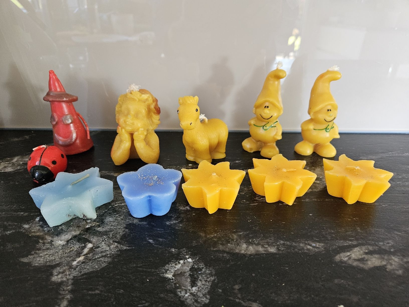 Candele: Süsses Set Bienenwachskerzen Figuren – Usato da Eschenbach SG venduto da MarThu