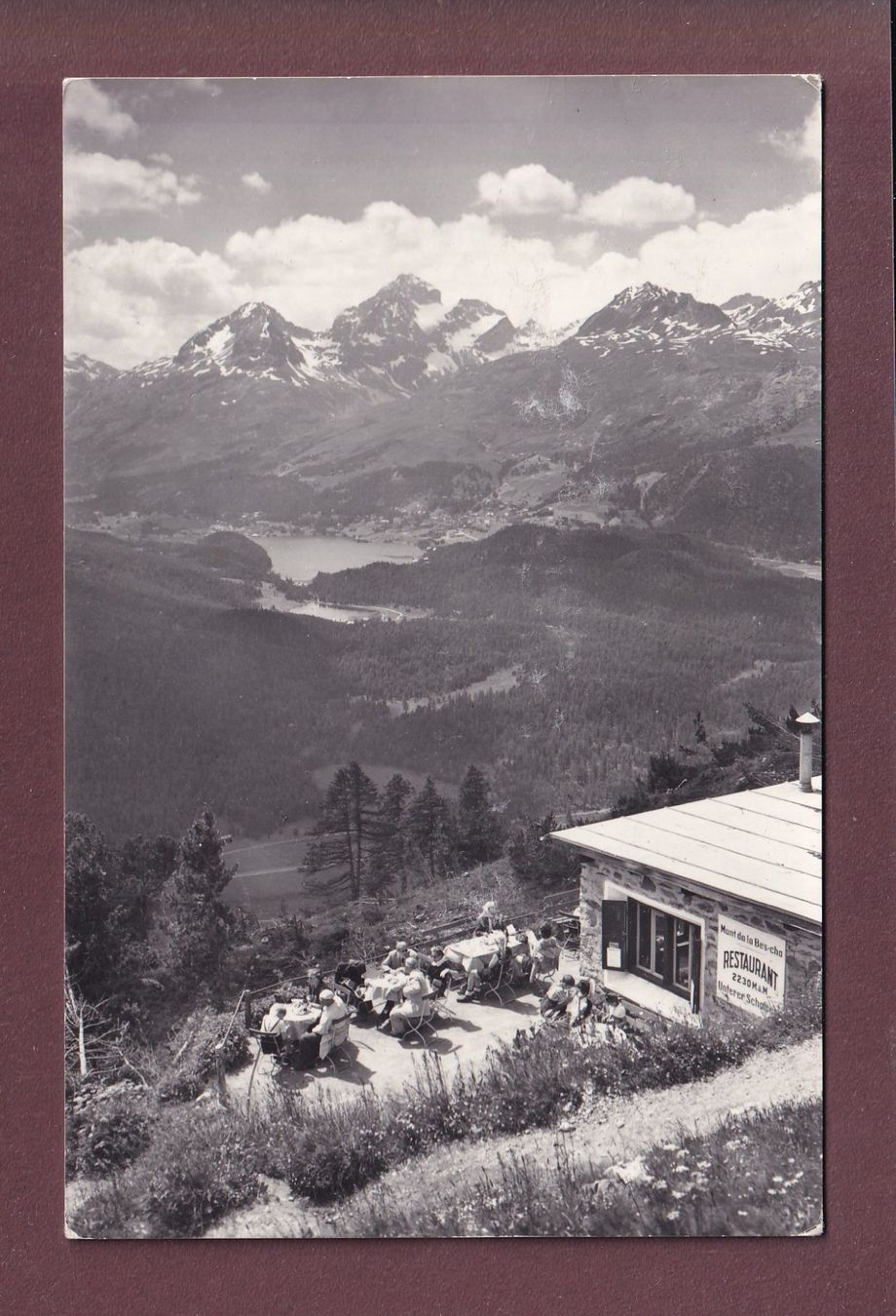 Cartoline postali: Unterer SCHAFBERG - Oberengadin – Usato da Pully venduto da nicecards