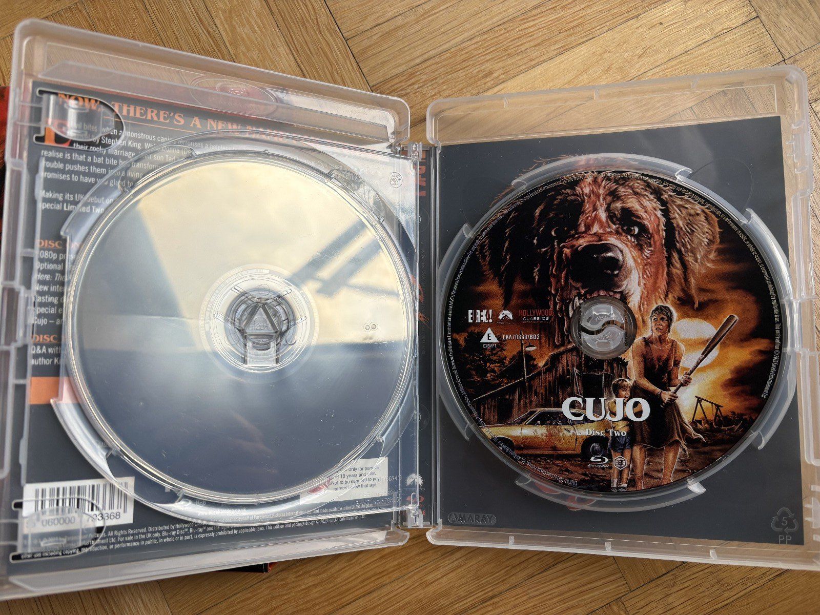 Tutti i DVDs: Cujo - Limited Edition - Eureka - Blu-ray – Usato da Zürich venduto da Malcom 3
