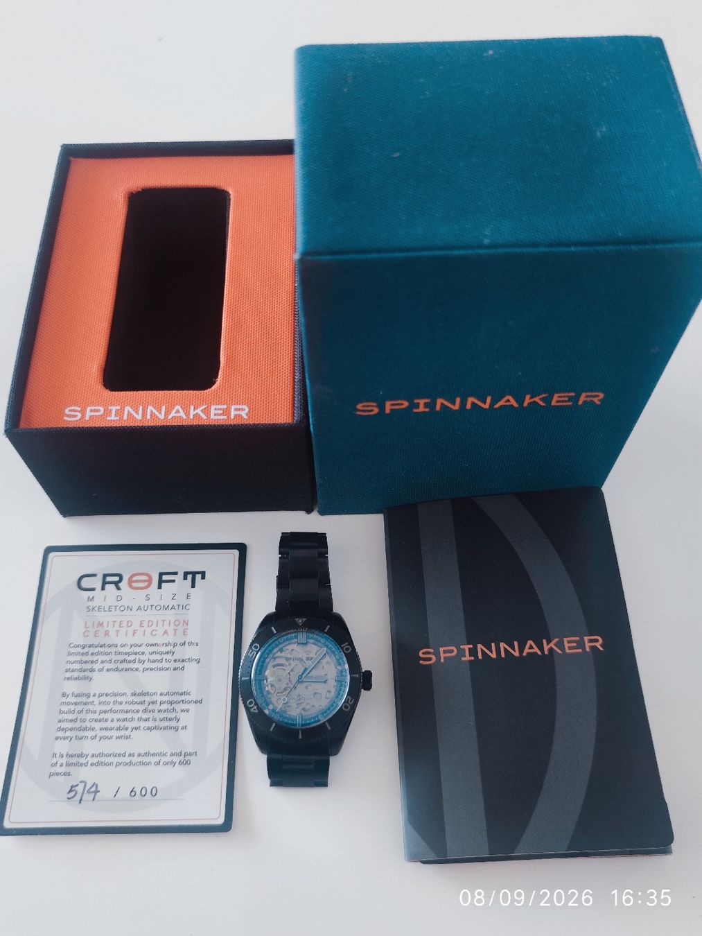 Spinnaker Orologi: Montre Spinnaker Croft Skeleton Automatic - Édition limitée – Nuovo (secondo la descrizione) da Neuchâtel venduto da Houssam_kourdache 1