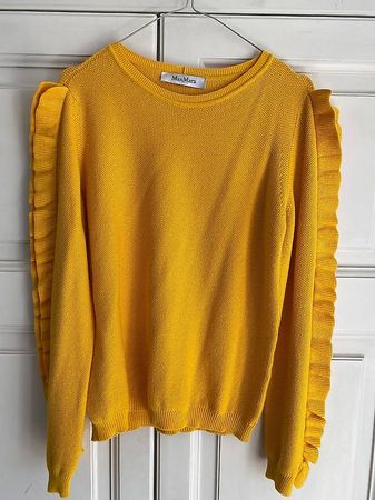 Max Mara Pullover gelb, M/L
