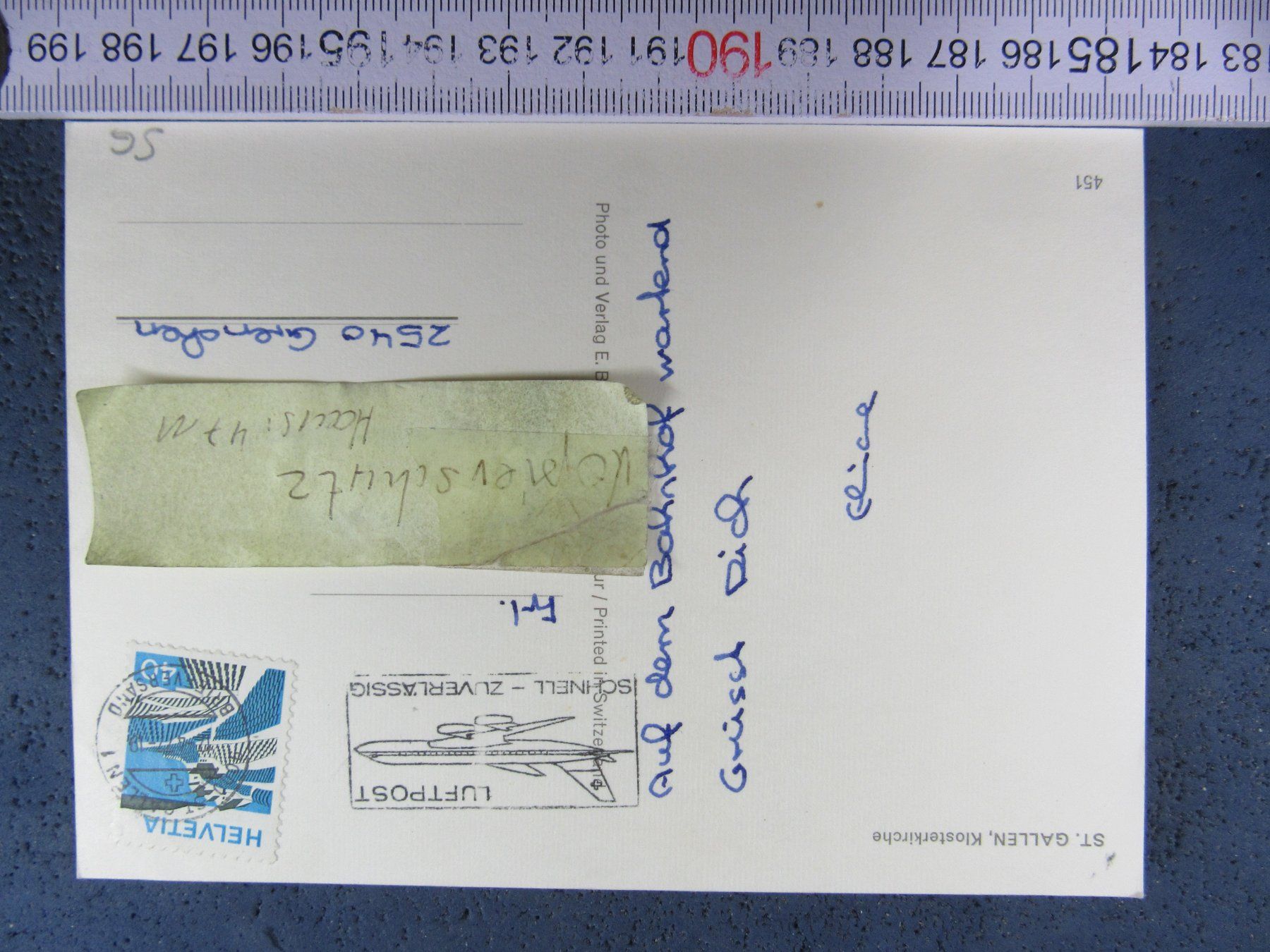 Cartoline postali: ST.GALLEN KLOSTERKIRCHE AK SG – Usato da Ettingen venduto da Hausi4711 1