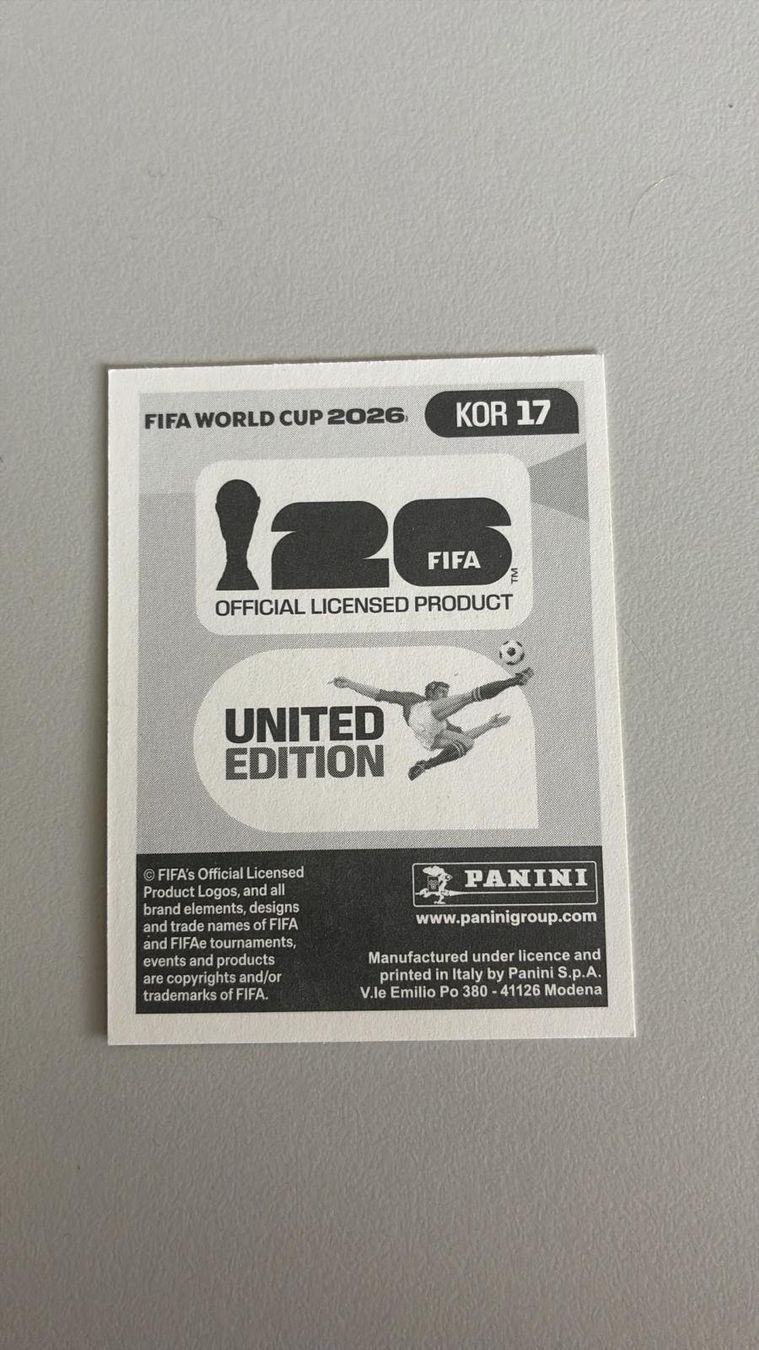 Panini Carte collezionabili: Carte panini 2026 - KOR 17 – Nuovo (secondo la descrizione) da La Neuveville venduto da Ibo2300 1