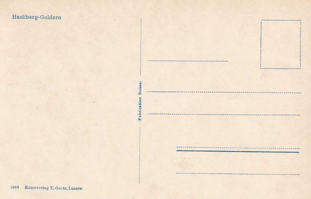 Cartoline postali: AK Hasliberg-Goldern BE – Nuovo (secondo la descrizione) da Baar venduto da Asmara111 1
