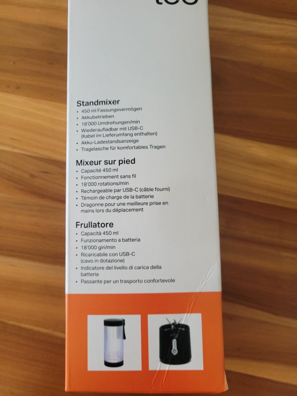 Primotecq Appareils de cuisine: Primo Tec BlendAway Standmixer schwarz neu – Neuf avec emballage d'origine à baar par Starfires 3