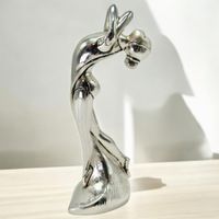 Sculpture argentée femme par FANTIN ARGENTI, Italie